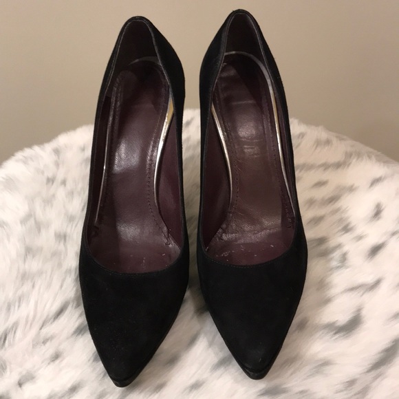 Stuart Weitzman black suede heels - Picture 10 of 12
